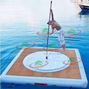 Quais de plate-forme de luxe Tapis d'<span class=keywords><strong>eau</strong></span> gonflables Quai flottant gonflable pour la <span class=keywords><strong>danse</strong></span> de poteau - Product Image 5