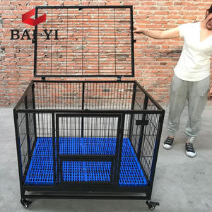 Chenils et cages pour chiens solides et durables de bonne qualité avec serrure et grandes roues faciles à enlever - Product Image 3