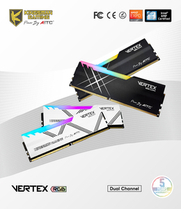 แรม Kingsman Gaming DDR5 16GBx2 6000MHz RGB สีขาว ได้รับการรับรองมาตรฐาน CE สำหรับเดสก์ท็อป มีสินค้าในสต็อก รับประกัน 5 ปี แรมสำหรับเกมเมอร์ แรม RGB DDR5 C - Product Image 4