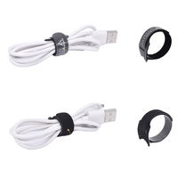 Attache-câbles auto-agrippante double face en polyester/nylon de 12 mm pour la vente en gros