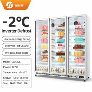 Vitrine Réfrigérée Commerciale à Inverter pour Gâteaux et Pâtisseries, Vitrine Simple en Verre pour Boulangerie - Product Image 4