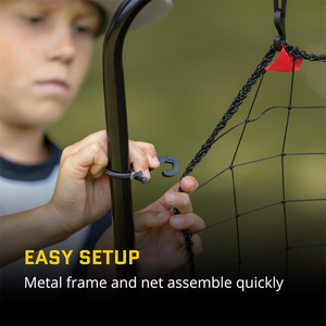 Lightweight Baseball Practice Batting Hitting Pitching Backstop <b>Net</b> for Indoor Outdoor Sports Training - Product Image 5