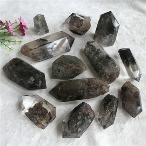 Tháp Pha Lê Thạch Anh Chữa Bệnh Hiếm Có Đá Tự Nhiên Bán Chạy Màu Xanh Lá Cây Điểm Ma Cho Phong Thủy - Product Image 5