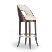 Chaise de barre en bois extérieure d'intérieur Offre Spéciale avec le BC-248 de coussin de tissu