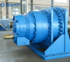 high power P series types of speed reducers ratio 100 planetary gear box reducer for cement mill