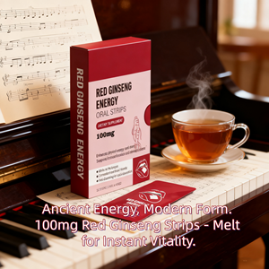 Vendita Calda Film Orale Anti-Età al Ginseng Rosso a Dissoluzione Istantanea Estratto di Ginseng Rosso Quercetina 95%+ Biodisponibilità Migliora l'Opacità - Product Image 6