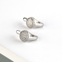 Nouvelles boucles d'oreilles personnalisées en diamant pour femme, boucles d'oreilles en pierre, bijoux de fête en argent sterling 925 plaqué rhodium, tendance