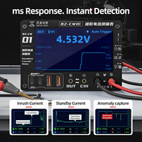 Qianli MEGA-IDEA BZ-CW01 Medidor de Corriente de Onda, Detector de Circuitos Multi Interfaz para Reparación de Placas Base de Teléfonos, Herramienta de Prueba de Carga