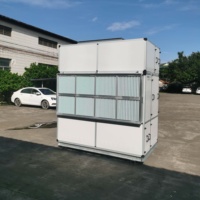 Unité de climatisation monobloc à refroidissement par eau pour intérieur, avec contrôle de précision de la température et de l'humidité, unité de traitement d'air verticale