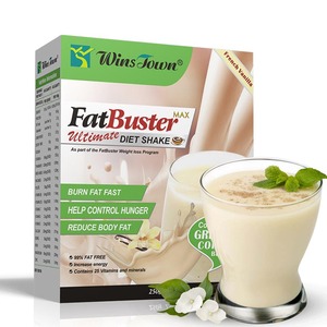 Batido de chocolate Wins Town Slim, contiene 25 vitaminas y minerales, batido de leche en polvo adelgazante, batido proteico para bajar de peso - Product Image 3