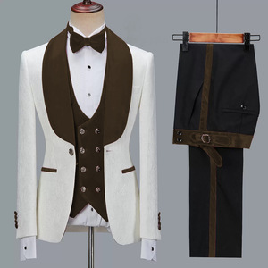 <span class=keywords><strong>Costume</strong></span> <span class=keywords><strong>trois</strong></span> pièces pour homme, coupe ajustée, <span class=keywords><strong>costume</strong></span> professionnel pour homme, <span class=keywords><strong>costume</strong></span> de mariage, vêtements de témoin et pantalon, <span class=keywords><strong>gilet</strong></span> - Product Image 3