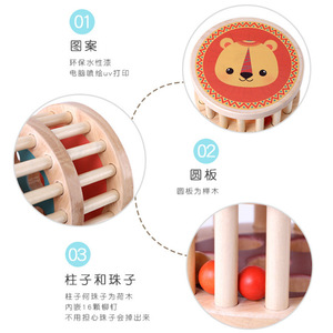 Jouet de pluie classique en bois pour bébé, jouet éducatif pour tout-petits, labyrinthe de pluie, jouet de dextérité, jouets musicaux en bois pour enfants - Product Image 5