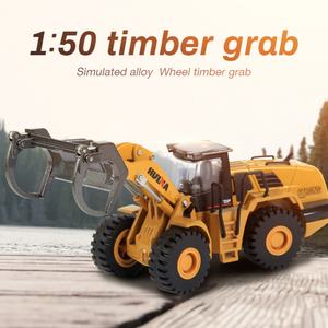 1/50 Timber Grab Truck Model Metal Children's Engineering <b>Car</b> Model <b>Toys</b> SJY-1716 Simulation Model Alloy <b>Wood</b> Grabber - Product Image 2
