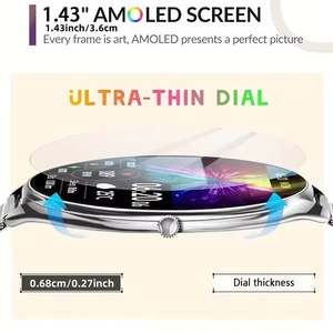 <span class=keywords><strong>Smartwatch</strong></span> MT55 Amoled 1.43 Pollici 466x466, Quadranti Personalizzabili, Modalità Sportive Multiple, Monitoraggio HR BP Spo2 Sonno e Salute Femminile - Product Image 3