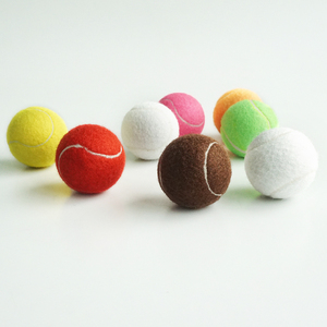 Custom Oem Bulk Yellow Grey Brown pink logo Small <strong>Dog</strong> <strong>Toy</strong> Interactive Playing <strong>Tennis</strong> <strong>Balls</strong> - Product Image 2