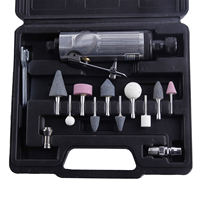 Kit d'outils de réparation de pneus de voiture pneumatiques 16 pièces meuleuse d'angle à matrice pneumatique pour le meulage et le ponçage d'outils de véhicule