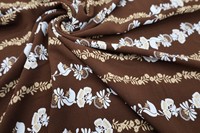 Tissu imprimé imitation coton, technologie de tissage peigné, chemise respirante, chemise textile pour la maison pour filles