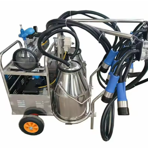 Avec groupe <span class=keywords><strong>de</strong></span> réception <span class=keywords><strong>de</strong></span> lait et système <span class=keywords><strong>de</strong></span> <span class=keywords><strong>lavage</strong></span> Machine à traire portable à quatre seaux pour vache Salon pour ferme laitière - Product Image 6