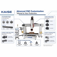 Centre d'usinage CNC 5 axes KAISE KS-1212 avec commande FANUC, broche BT40, table 1200x1200 pour gravure sur mousse