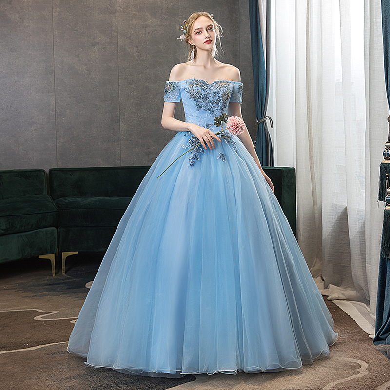 Long Sleeve Long Hand Gown Floor-Length Elegant Design
