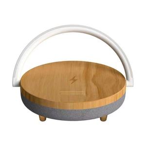 High Quality 10W/15W Fast <strong>Wireless</strong> Charging Station Multifunction Bluetooth Speaker <strong>Bedside</strong> <strong>Lamp</strong> White Noise All-in-one <strong>Charger</strong> - Product Image 1