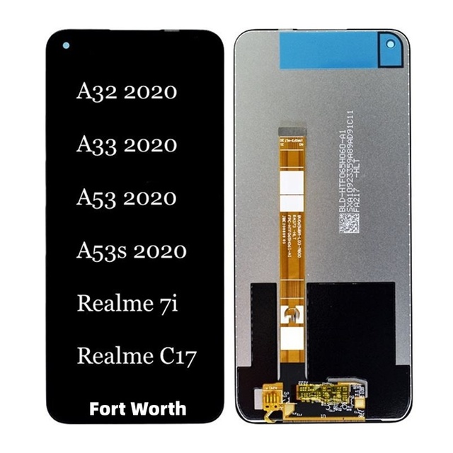 For OppoA53/A54/A55/A32/A33/A53S/Realme C17/Realme 7i/N100/A11S LCD 1 Year Warranty High-brightness Mobile Phone LCD Screen