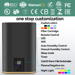 Usine Vente Directe 6L Top Fill LCD Écran Tactile En Plastique PP Veilleuse Aromathérapie Humidificateur À Ultrasons pour <span class=keywords><strong>Salon</strong></span> - Product Image 4