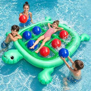 Juego de Piscina Inflable Tic Tac Toe en Oferta, Juguete Flotante Gigante para Piscina con 10 Pelotas, PVC Premium, para Fiestas de Verano al Aire Libre, en la Playa o el Lago - Product Image 2