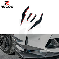 Ailerons avant en carbone préimprégné KB Style pour BMW G80 G81 M3 G82 G83 M4, kit de séparateurs de pare-chocs avant aérodynamiques type « bec de canard »
