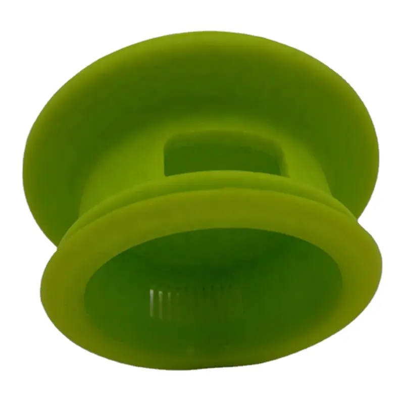 custom molded food grade green silicone rubber covers for water cup