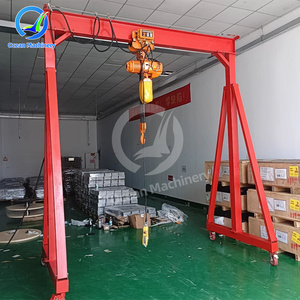 OCEAN 500kg Telescoping <strong>Gantry</strong> <strong>Crane</strong> 160 Ton Portable Double Girder <strong>Rail</strong> <strong>Mounted</strong> <strong>Gantry</strong> <strong>Crane</strong> Frame - Product Image 1