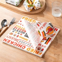 Papier d'emballage pour sandwichs et burgers, résistant à la graisse, de qualité alimentaire, pour tacos, shawarma, poulet frit, hot-dogs, emballages pour la restauration rapide