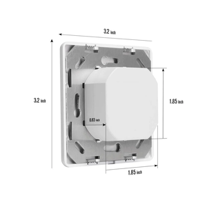 เครื่องตรวจจับการเคลื่อนไหวแบบ LED ขนาดเล็กสวิตช์ไฟอินฟราเรดสำหรับติดผนังแบบอัตโนมัติ - Product Image 3