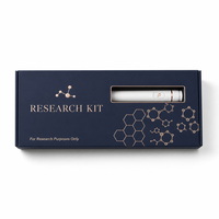 Personaliza tu Marca: Cajas de Regalo Ecológicas, Impermeables, de Papel Artístico, con Viales Vacíos de 3 ml para Péptidos, Etiquetas, Bandejas e Insertos de Embalaje