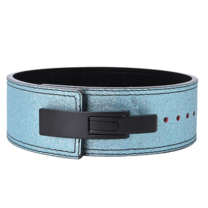 Women's Custom Logo Gym Glitter Weightlifting Powerlifting <b>Belt</b> Wholesale Fitness Cowhide Neoprene Leather Back Support Lever - Product Image 6