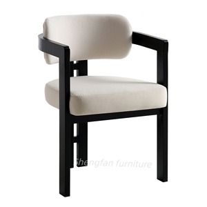 Chaises de salle à manger en bois massif pour restaurants, chaises de café de luxe, fauteuils en bois <span class=keywords><strong>noir</strong></span> – Vente en gros - Product Image 5