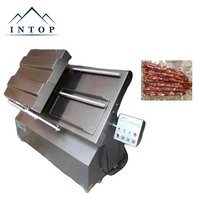 Machine d'emballage sous vide externe pour produits liquides avec purge de gaz