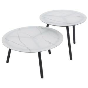 जेयूनियन हाथ से बुने रस्सी उद्यान फर्नीचर आधुनिक आउटडोर फर्नीचर धातु फ्रेम लाउंज पैटिओ ग्लास टॉप कॉफी टेबल सेट के साथ सेट - Product Image 5