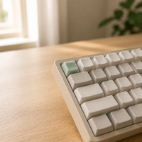 Clavier mécanique à profil Cherry avec touches en céramique verte glacée DIY ESC, prix d'usine