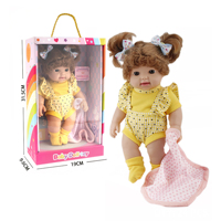 Babypuppen-Spielzeug 30cm Vollgummi- und Plastikkörper-Spielset Weihnachtsgeschenke für 2-7 Jahre