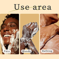 Savon Visage Anti-Acné et Anti-Imperfections au Collagène 24K Or, Contrôle du Sébum et Minimisation des Pores, Soin de la Peau Anti-Acariens, Approvisionnement Direct Usine