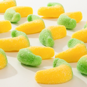 Bán buôn số lượng lớn chuối hình dạng chua ngọt Jelly Gummy kẹo | chuối hương vị trái cây mềm Chewy kẹo | biểu tượng tùy chỉnh có sẵn - Product Image 2