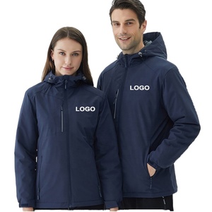 Customized Winter Plus Velvet <b>Warm</b> Clothing Casual Men's Thickened Coat Printed Outdoor Sports <b>Waterproof</b> Windproof <b>Jacket</b> - Product Image 1