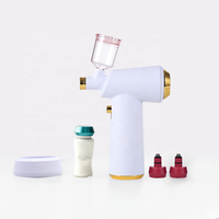 Pistol Semprot Atomizer Ultrasonik untuk Perawatan Wajah dan Kulit Kepala Basis Pengisian Daya Nirkabel Tersedia Warna Kustom