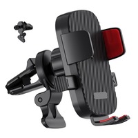 Support de téléphone de voiture Chengbang Gravity en plastique ABS, rotation à 360 degrés, stable, portable, flexible, pour tableau de bord et grille d'aération