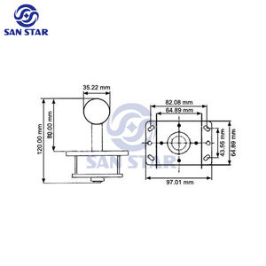 Duurzame Zippyy Arcade Diy Joystick Stick Joystick Qanba Voor Game Machine <span class=keywords><strong>2</strong></span>/4/8 Way - Product Image 6