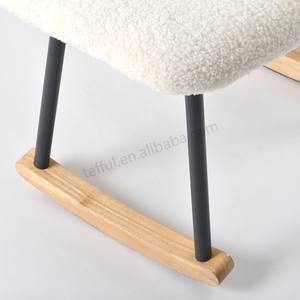 Mecedora moderna contemporánea para guardería con construcción de madera Muebles para el hogar ecológicos para sala de estar - Product Image 6