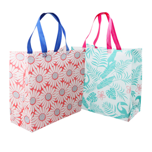 Borsa per la spesa con ruote <span class=keywords><strong>in</strong></span> <span class=keywords><strong>tessuto</strong></span> organico ecologico non <span class=keywords><strong>tessuto</strong></span> con manici, per pane e altro - Product Image 4