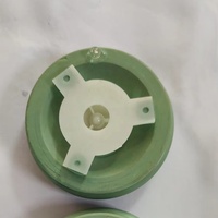 Bouchon en caoutchouc rotatif musical personnalisé à faire soi-même avec éclairage flottant pour boule à neige, décoration d'intérieur