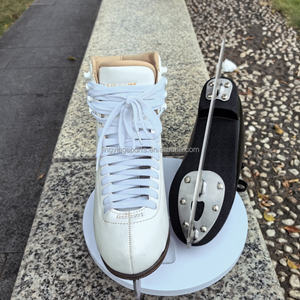 زلاجات على الجليد من الجلد مستوى متوسط-أحذية التزلج على الجليد سكين الفولاذ المقاوم للصدأ - Product Image 3